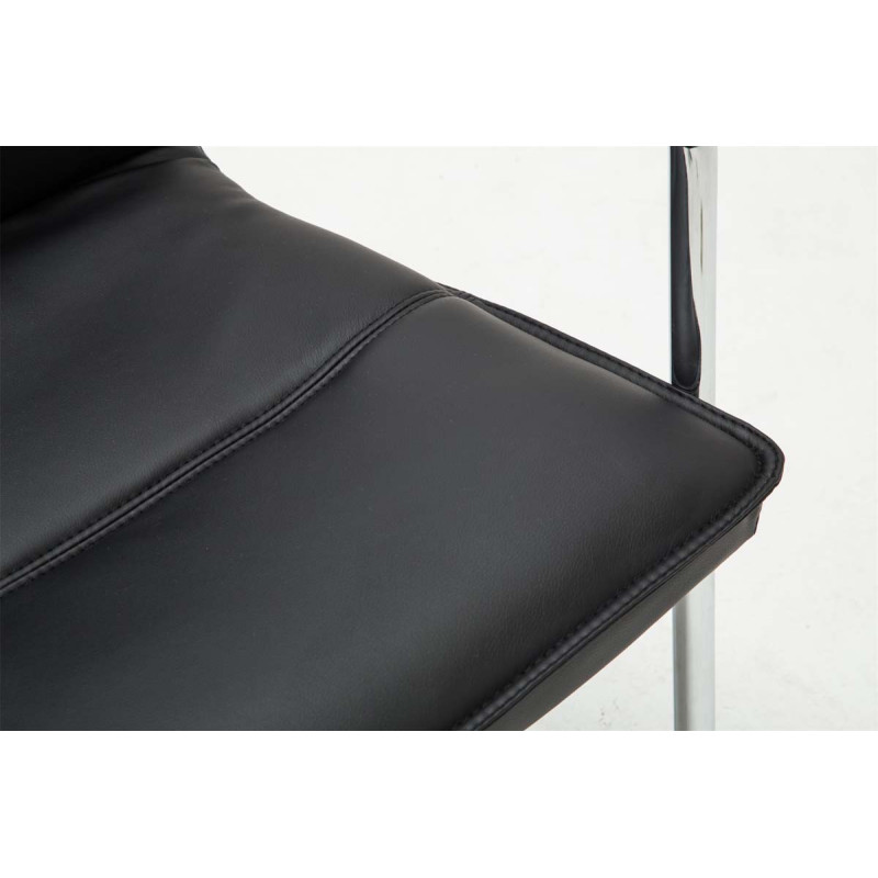 Lot de 2 chaises visiteurs Seattle | noir