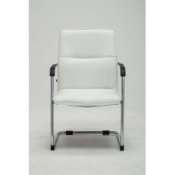 Lot de 2 chaises visiteurs Seattle | blanc