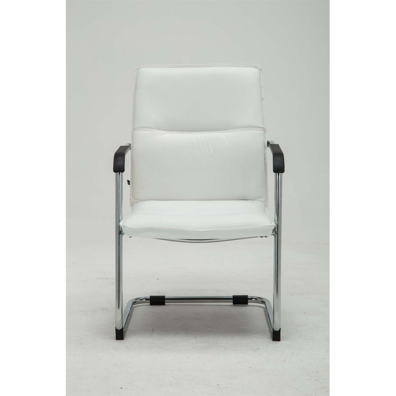 Lot de 2 chaises visiteurs Seattle | blanc