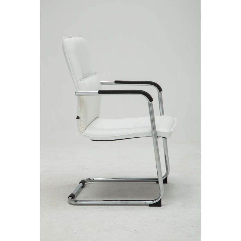 Lot de 2 chaises visiteurs Seattle | blanc