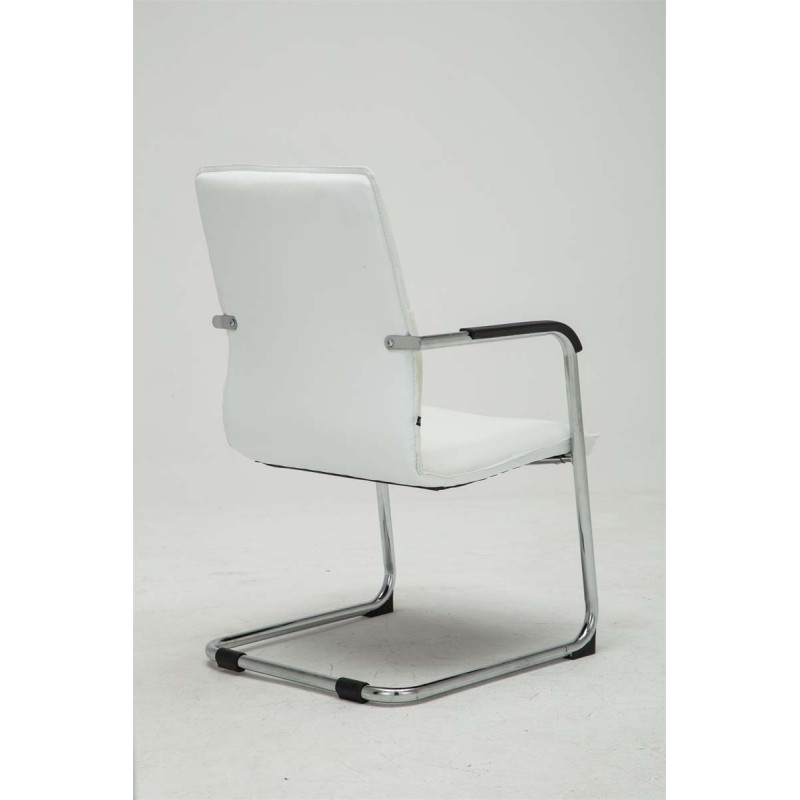Lot de 2 chaises visiteurs Seattle | blanc