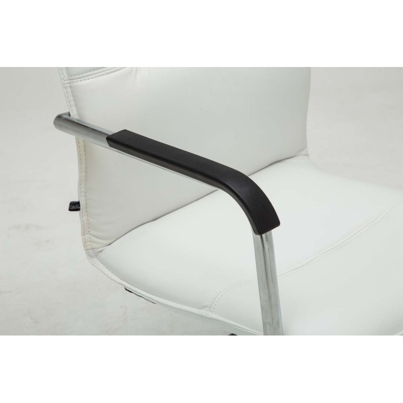 Lot de 2 chaises visiteurs Seattle | blanc