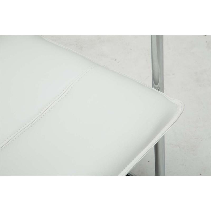 Lot de 2 chaises visiteurs Seattle | blanc