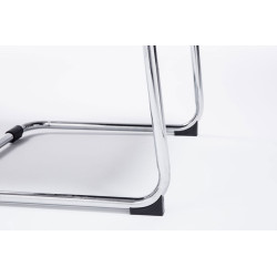 Lot de 2 chaises visiteurs Seattle | crème
