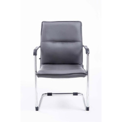 Lot de 2 chaises visiteurs Seattle | gris