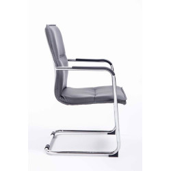 Lot de 2 chaises visiteurs Seattle | gris