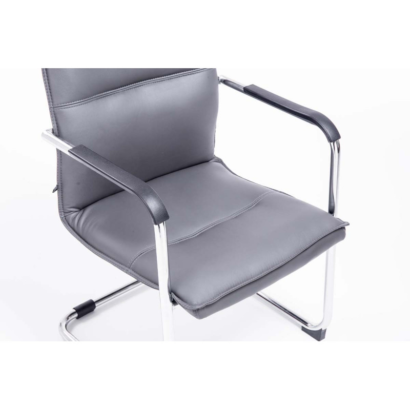 Lot de 2 chaises visiteurs Seattle | gris