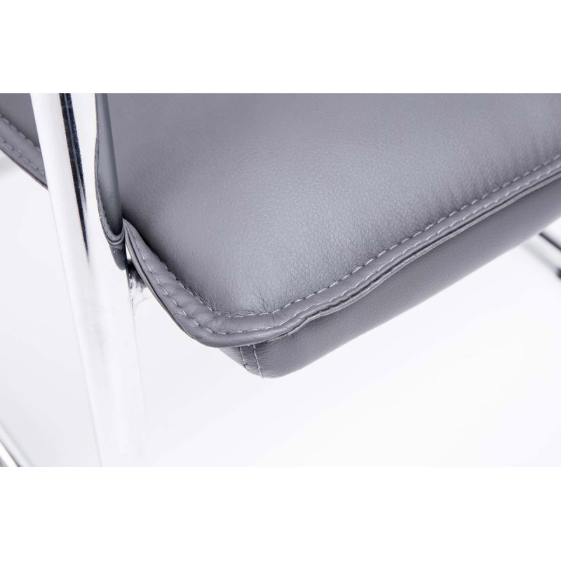 Lot de 2 chaises visiteurs Seattle | gris