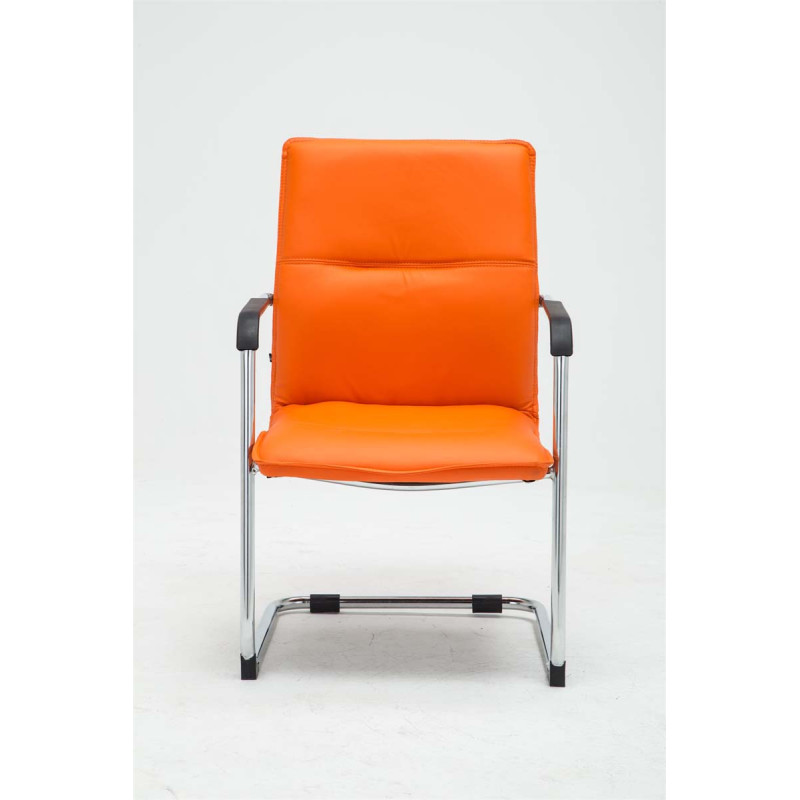 Lot de 2 chaises visiteurs Seattle | orange