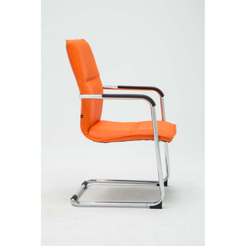 Lot de 2 chaises visiteurs Seattle | orange
