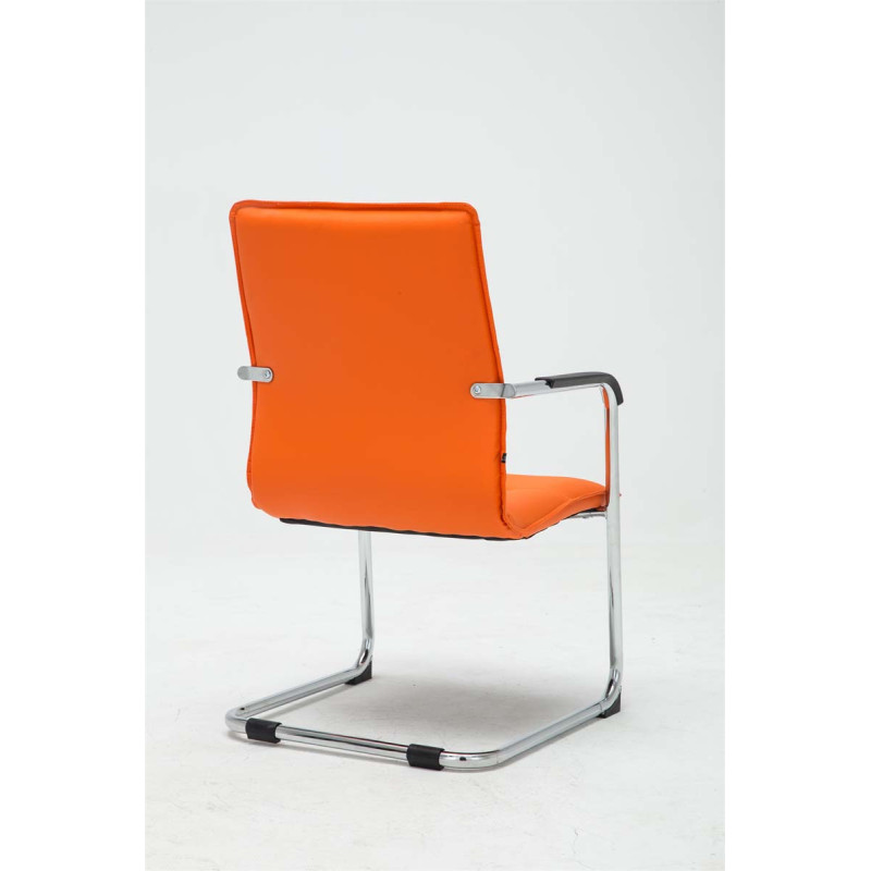 Lot de 2 chaises visiteurs Seattle | orange