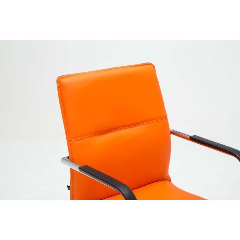 Lot de 2 chaises visiteurs Seattle | orange