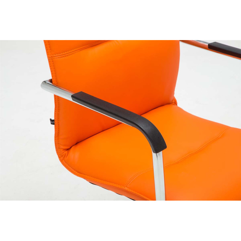 Lot de 2 chaises visiteurs Seattle | orange