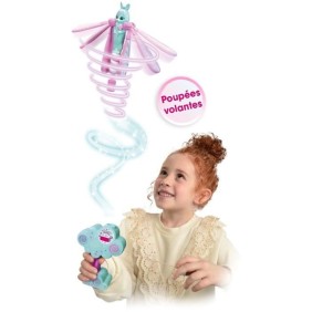 Figurine SKY DANCERS Lucy et son lapin - Poupée a fonction pour enfant de 6 ans - Multicolore