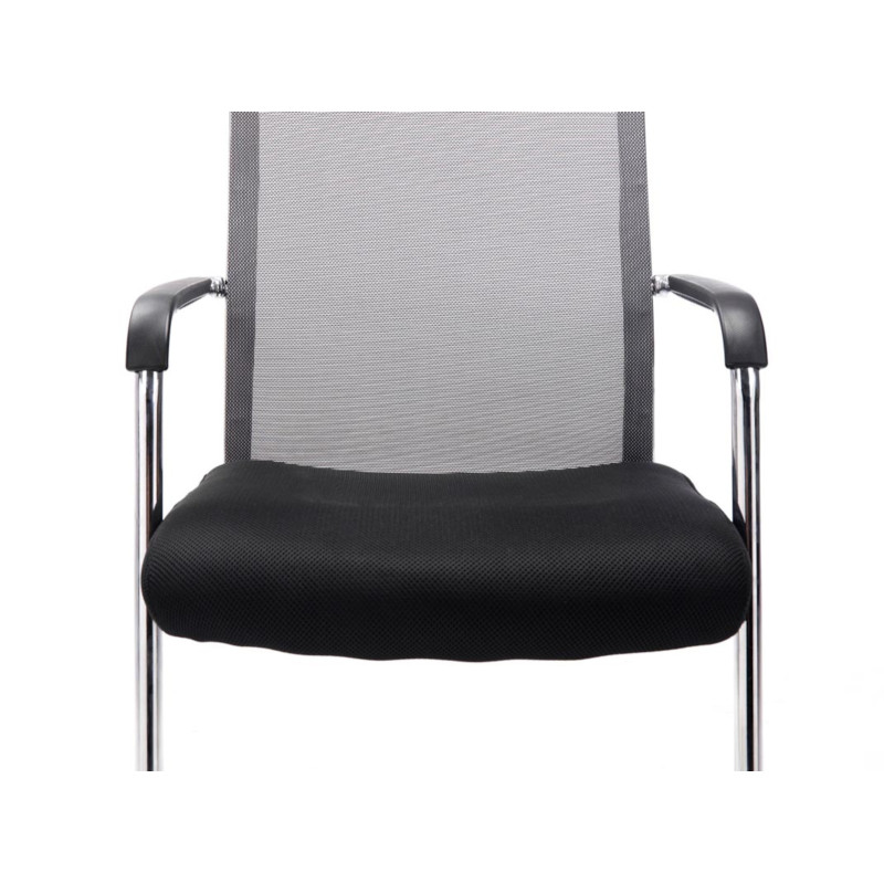 Ensemble de 2 chaises visiteurs Brenda | gris