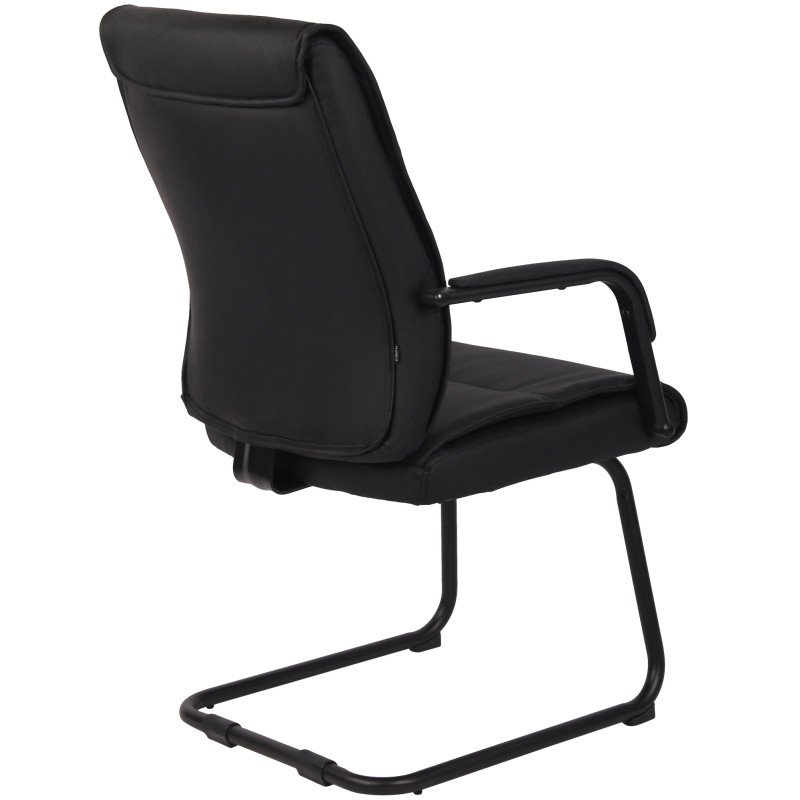 Chaise visiteur Sievert | noir/noir