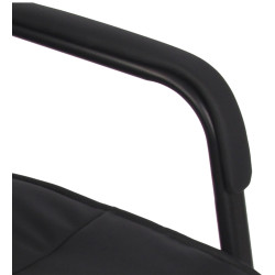 Chaise visiteur Sievert | noir/noir