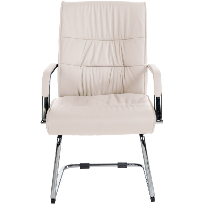 Lot de 2 chaises visiteurs Sievert | crème