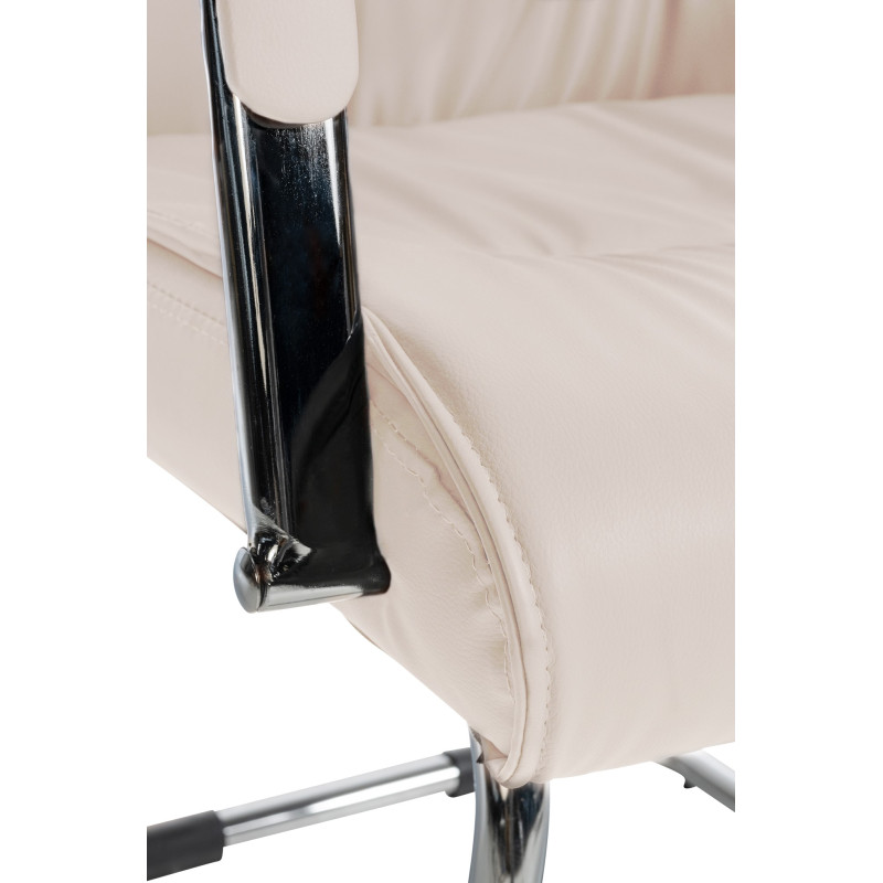 Lot de 2 chaises visiteurs Sievert | crème