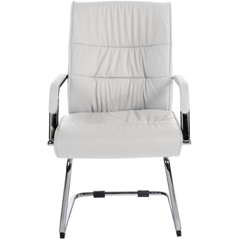 Lot de 2 chaises visiteurs Sievert | blanc