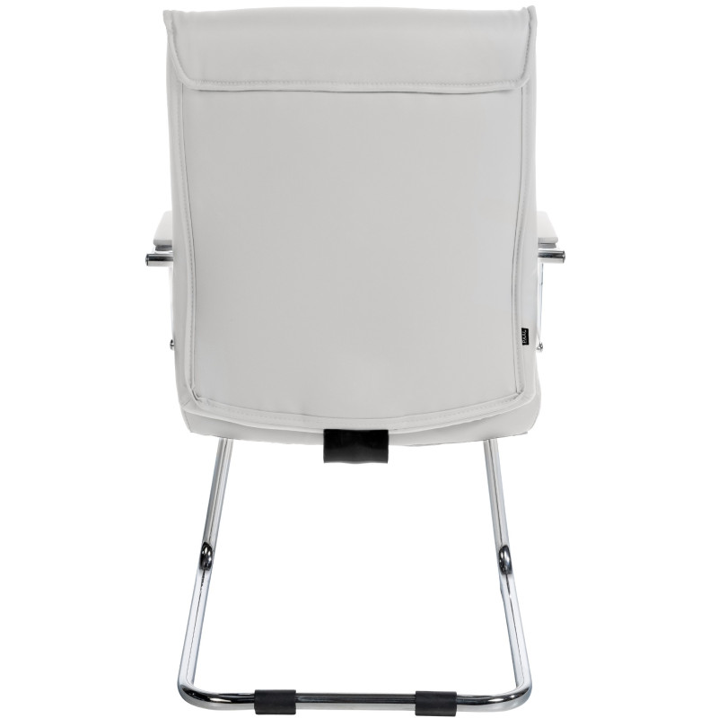 Lot de 2 chaises visiteurs Sievert | blanc