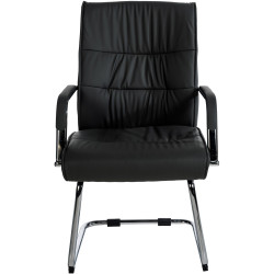 Lot de 2 chaises visiteurs Sievert | noir