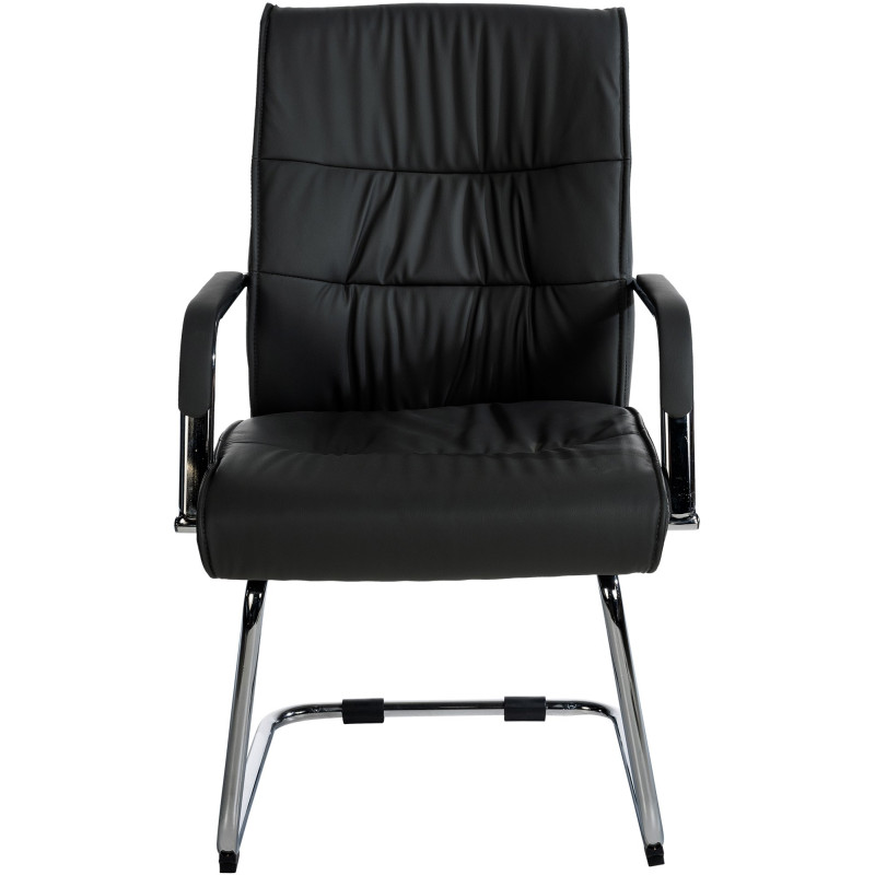 Lot de 2 chaises visiteurs Sievert | noir