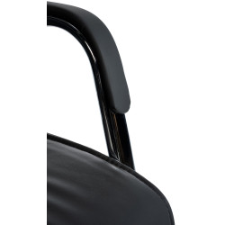 Lot de 2 chaises visiteurs Sievert | noir