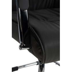 Lot de 2 chaises visiteurs Sievert | noir