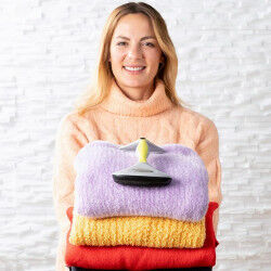 Brosse Anti-peluche avec Accessoires 4 en 1 InnovaGoods Gris (Reconditionné A)