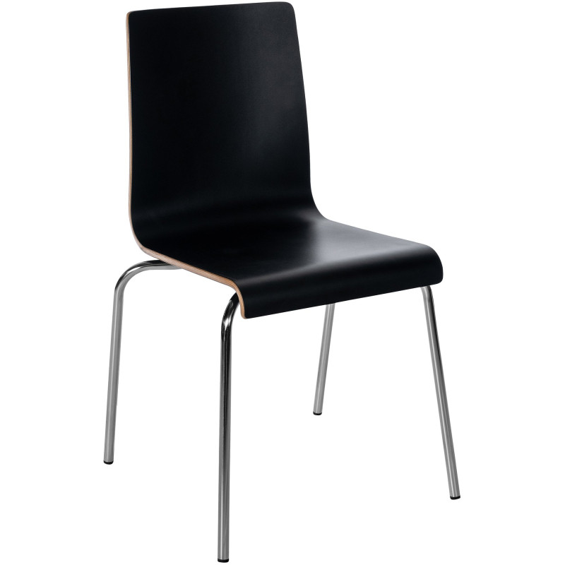 Chaise visiteur Gahanna | noir