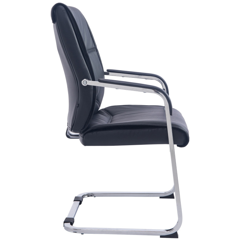 Chaise visiteur XL Anubis | noir