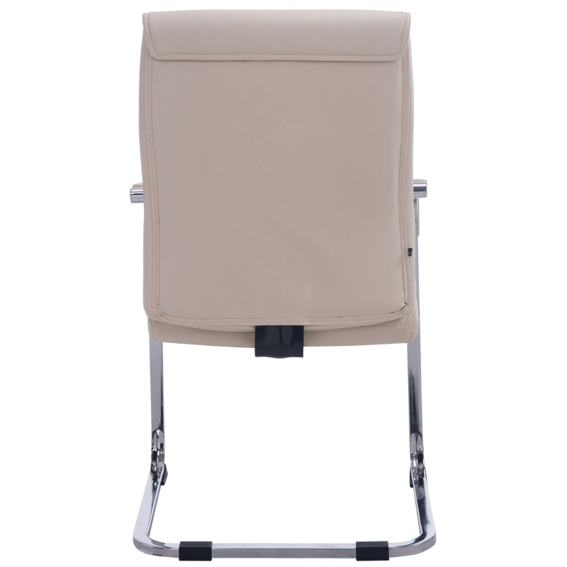 Chaise visiteur XL Anubis | crème