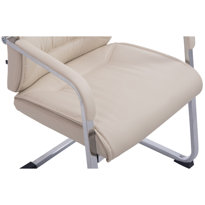 Chaise visiteur XL Anubis | crème