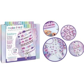 Coffret Bijoux Cristaux De Reve Envoutants - Make It Real - Fabrication de bijoux enfants - Des 8 ans - Lansay