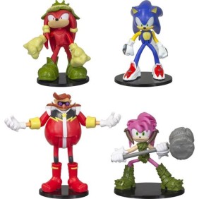 Figurines articulées SONIC - Collection de 4 personnages de 7,5 cm