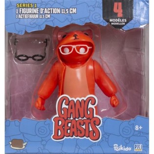 Gang Beasts - 1 Figurine Articulée de 11,5 cm - Lot 1 - Figurines de Collection - Jeux Vidéos - Lansay