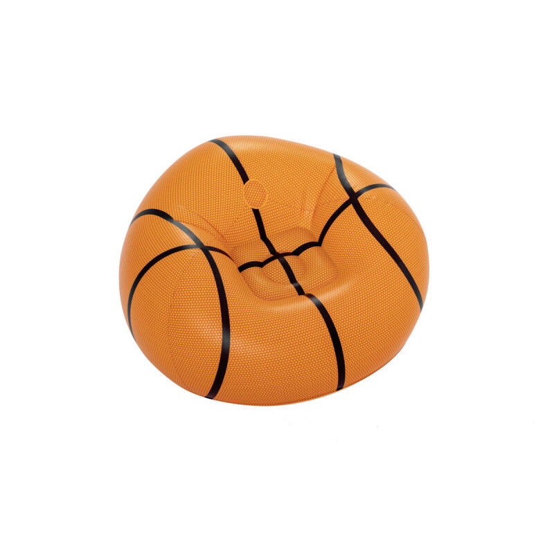 Bestway Fauteuil Gonflable Géant Basketball 114x112x66 cm +6 Ans Intérieur et Jardin 75103