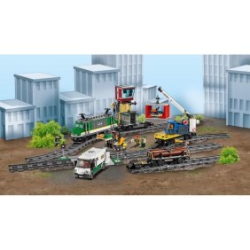 LEGO City 60198 Le Train de Marchandises Télécommandé