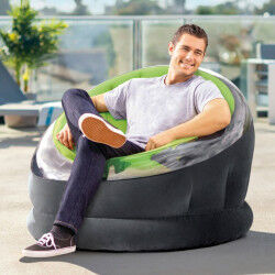Fauteuil gonflable Intex Empire Vert 112 x 109 x 60 cm (3 Unités)