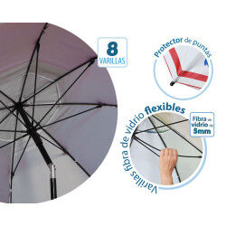 Parasol de plage Ø 180 cm SPF50+ Ancre