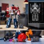 LEGO ICONS™ 10302 Optimus Prime, Figurine Autobot Robot de Transformers, Maquette Camion, Adulte