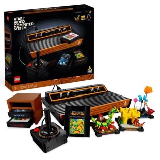 LEGO Icons 10306 Atari 2600, Maquette a Construire, Console de Jouets Vidéo, pour Adultes