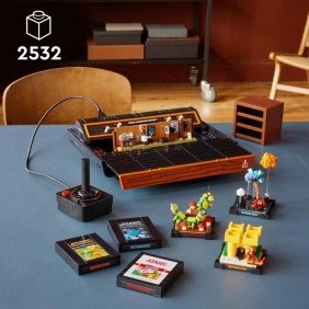 LEGO Icons 10306 Atari 2600, Maquette a Construire, Console de Jouets Vidéo, pour Adultes