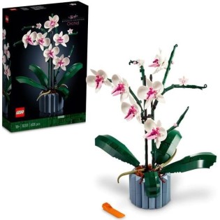 LEGO  Icons 10311 L'Orchidée Plantes de Fleurs Artificielles d'Intérieur, Décoration de Maison