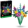 LEGO Icons 10313 Bouquet de Fleurs Sauvages, Plantes Artificielles avec Coquelicots, pour Adultes