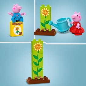 LEGO DUPLO 10431 Le Jardin et la Cabane dans l'Arbre de Peppa Pig - Jouet Créatif