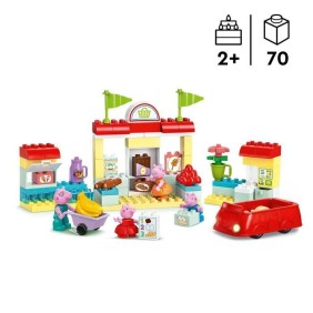 LEGO DUPLO 10434 Le Supermarché de Peppa Pig - Jouet Enfants 2 Ans