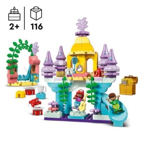 LEGO DUPLO | Disney 10435 Le palais sous-marin magique d'Ariel - Poupée La Petite Sirene