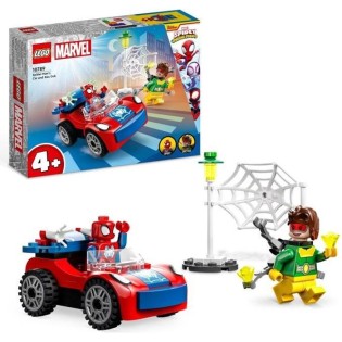 LEGO Marvel 10789 La Voiture de Spider-Man et Docteur Octopus, Jouet avec Spidey et Briques